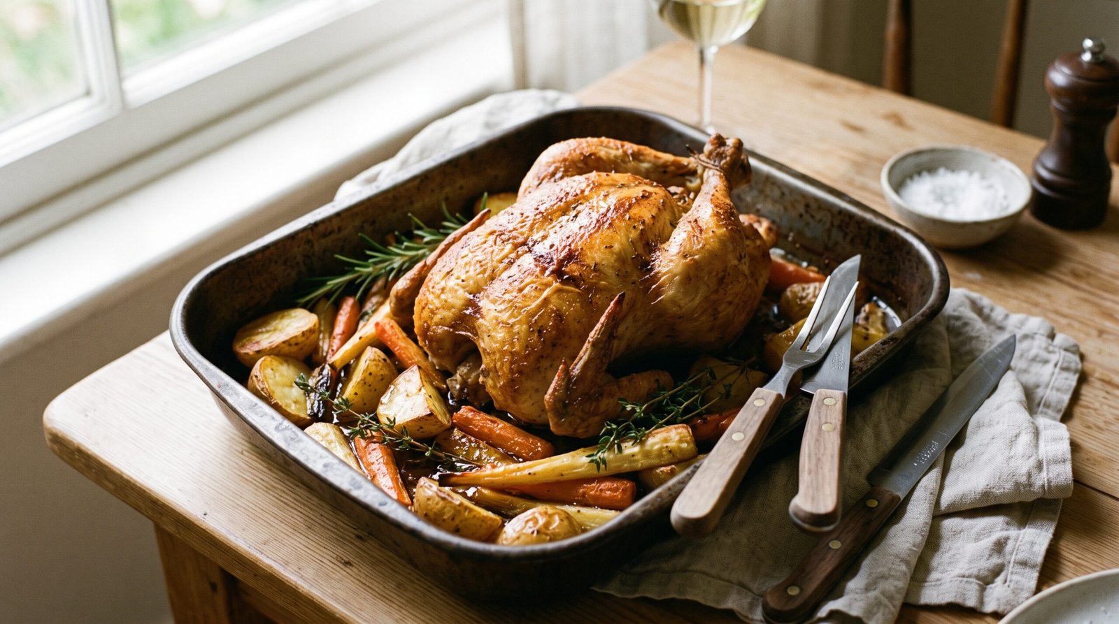 simple roast chicken recipe